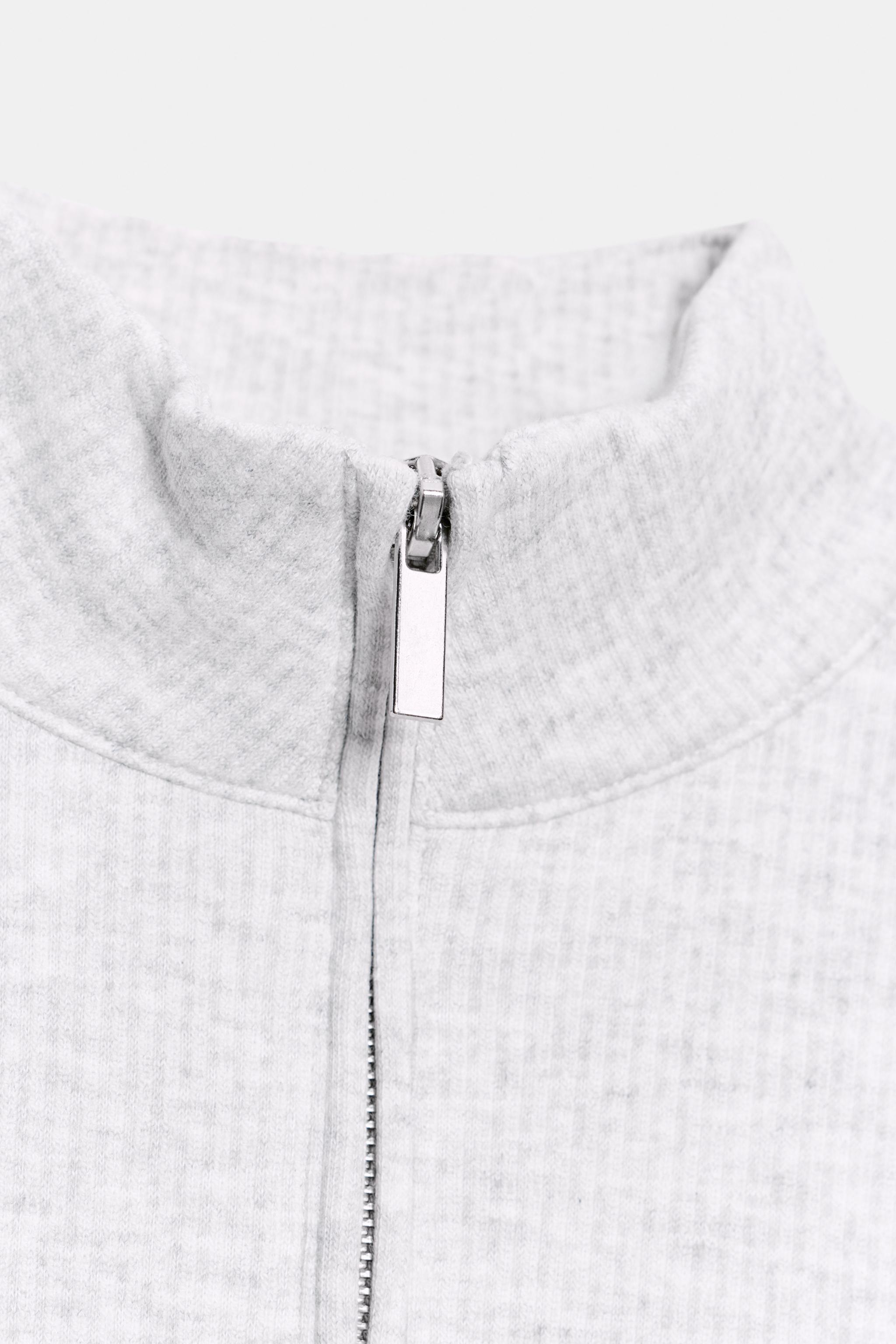 Zara FERMUARLI SWEATSHIRT görsel 6