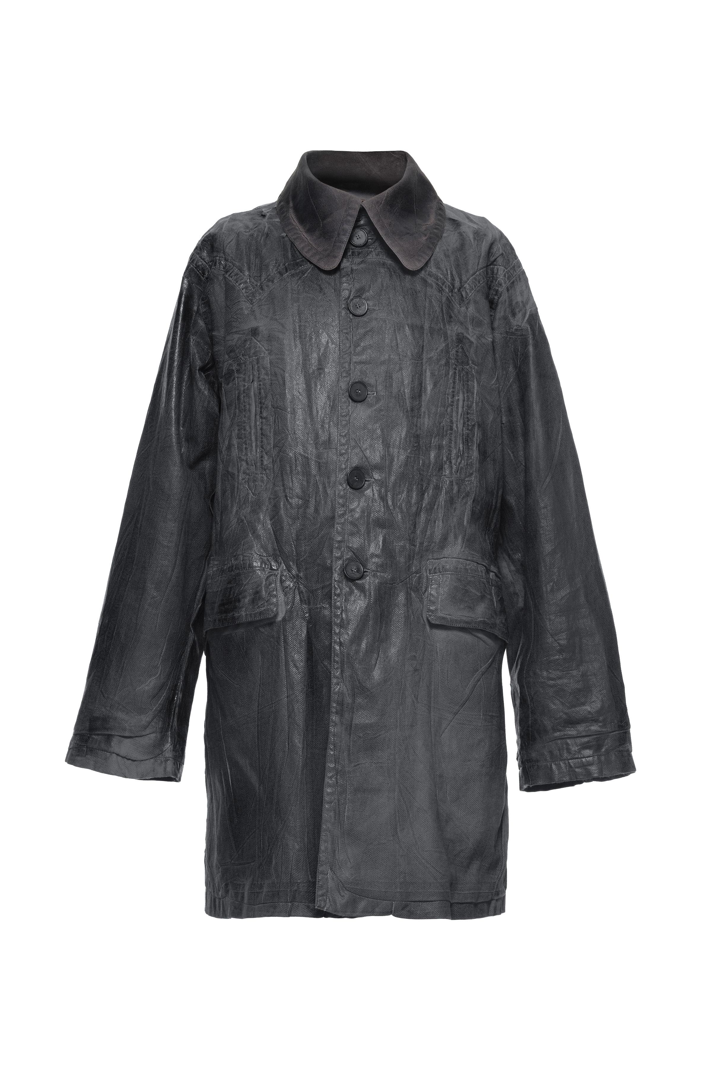 LIMITED EDITION SHINY CRINKLE EFFECT COAT