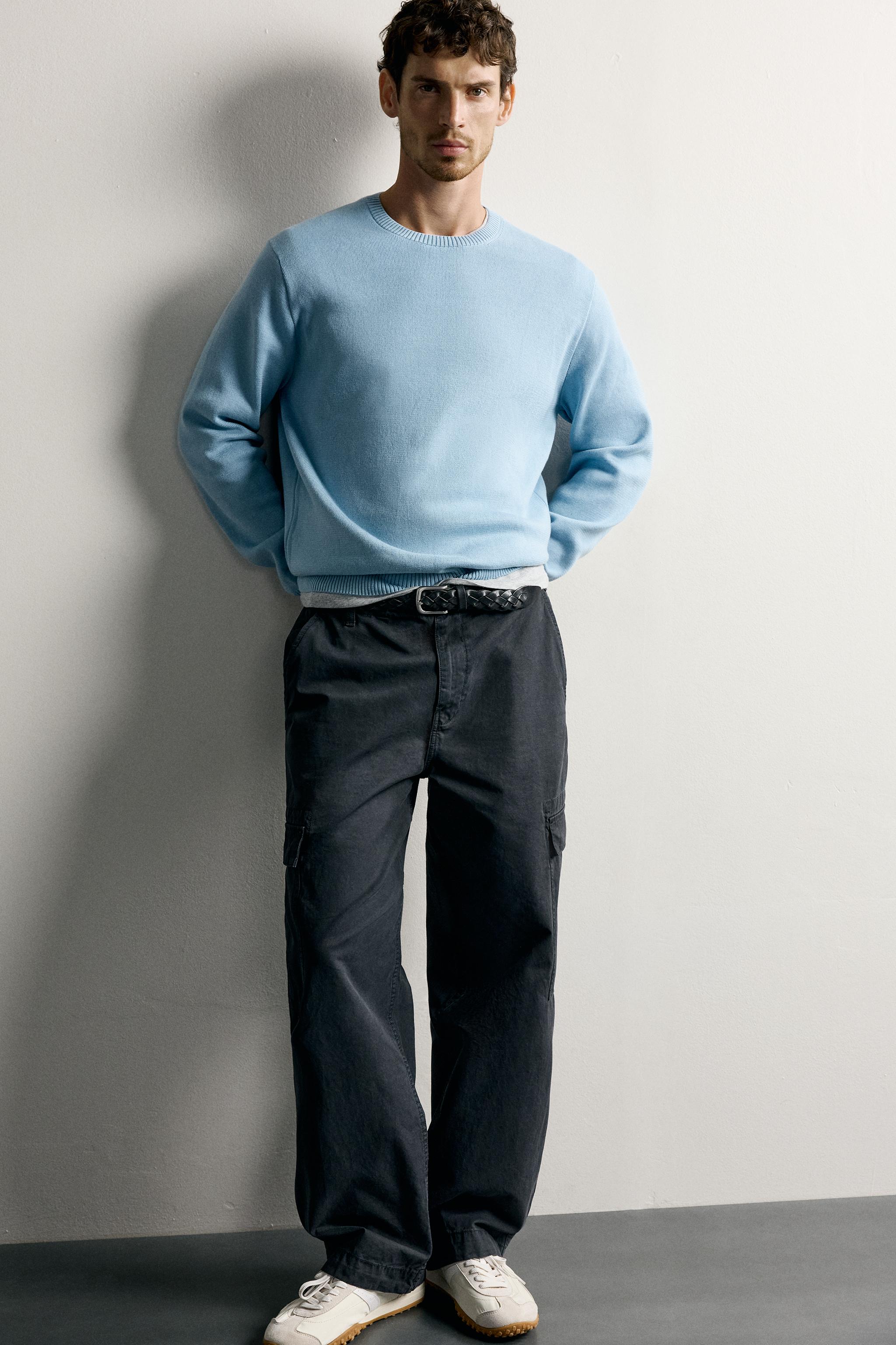 COTTON TEXTURE SWEATER