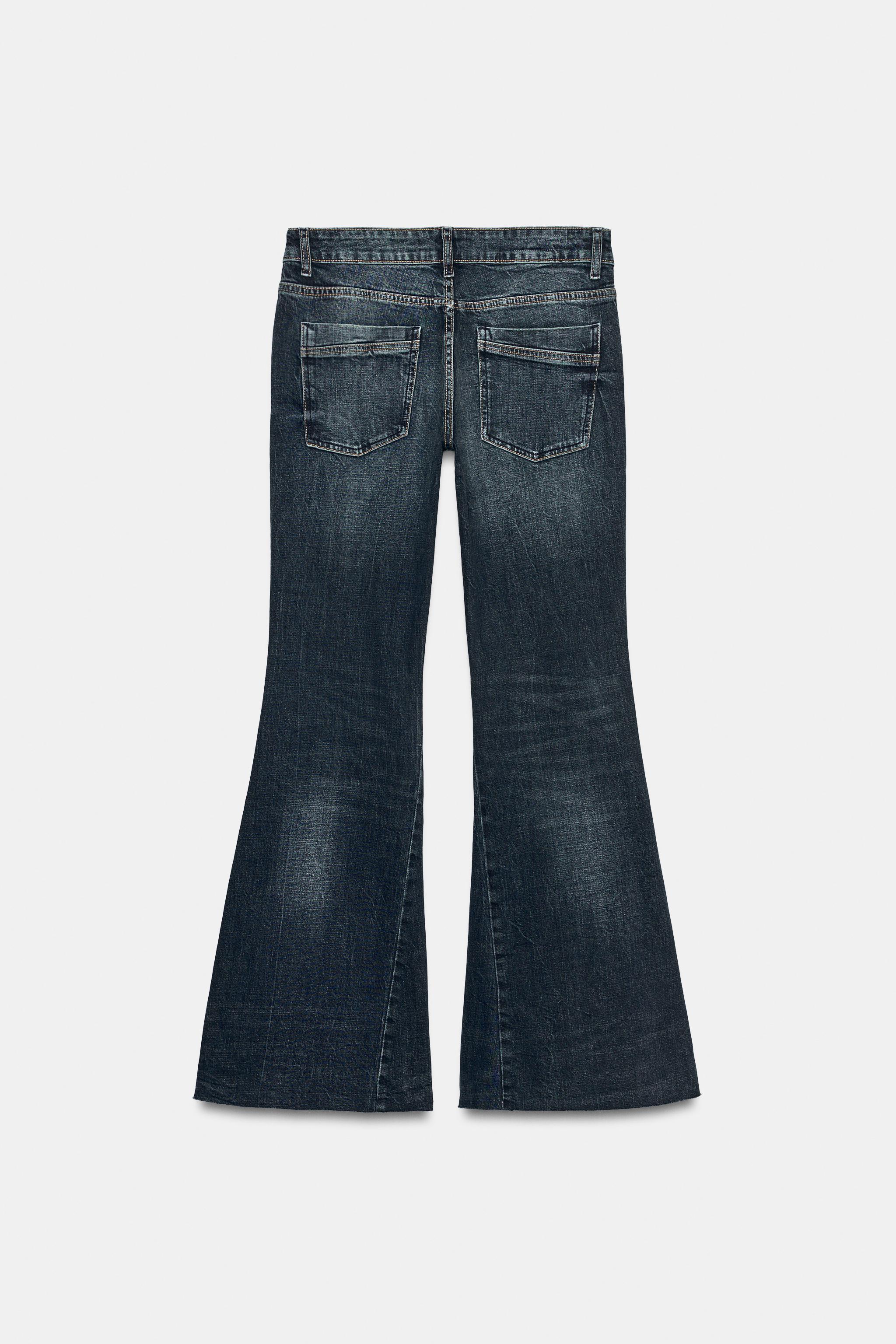 JEANS TRF FLARE EXTRA CONFORT TAILLE BASSE