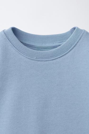 ENSEMBLE JOGGING T-SHIRT ET BERMUDA À ÉTIQUETTE - Bleu clair de Zara - Image 2