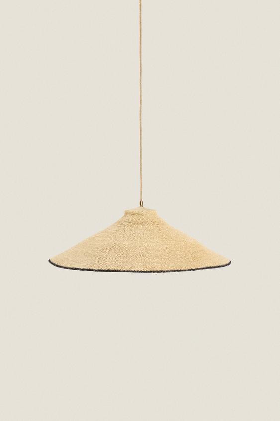 JUTE CEILING LAMP Light beige ZARA United Kingdom