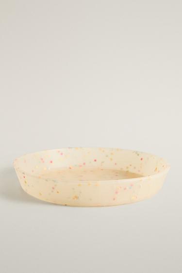 KIDS’ SILICONE CONFETTI PLATE — Multicolored 2