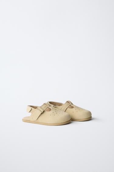 BAREFOOT LEATHER CLOGS — Sandy Brown 2