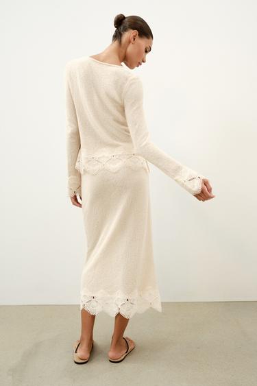 TOP RUSTIQUE EN CROCHET - Sable de Zara - Image 5