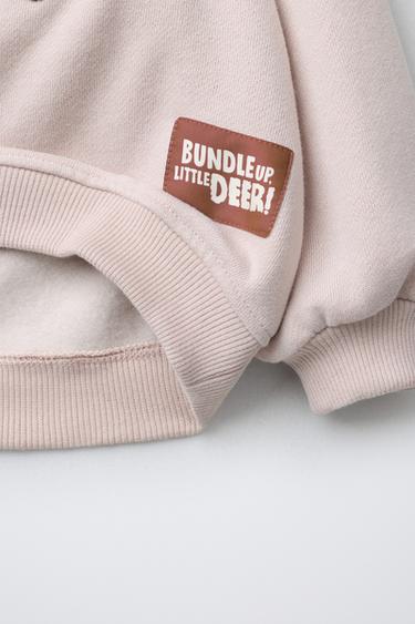 SWEAT PIÈCE RENNE EFFET MOUTON - Pierre de Zara - Image 3