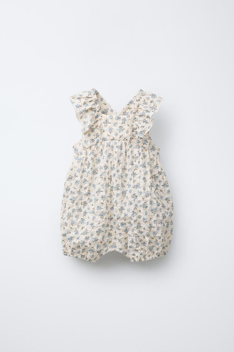 Jamie Cross Back Denim Romper