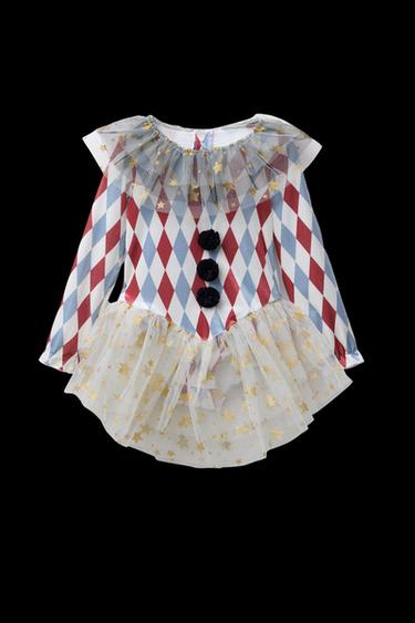 Zara TRAPEZE ARTIST LEOTARD COSTUME - Beige