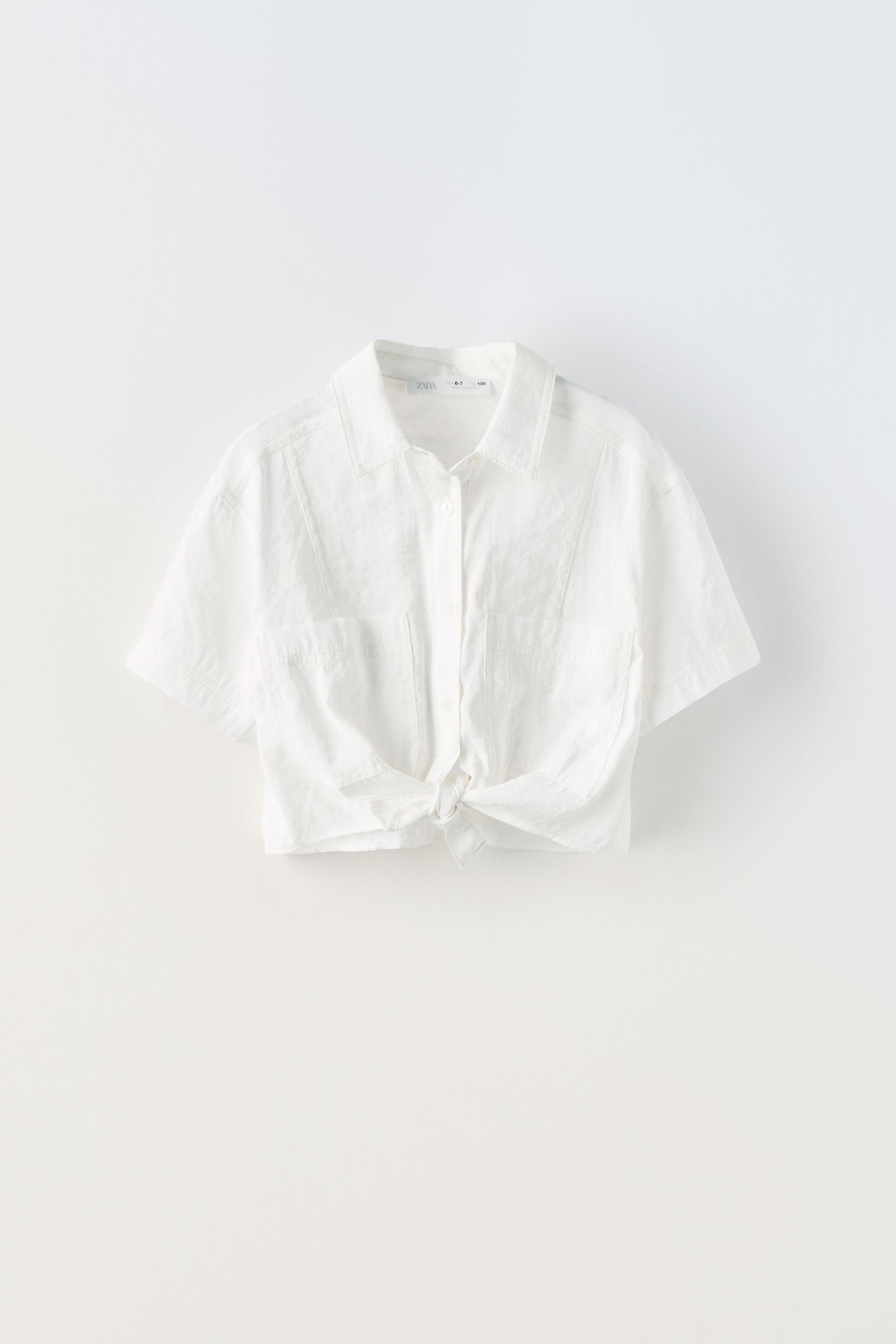 FLOWY KNOTTED SHIRT
