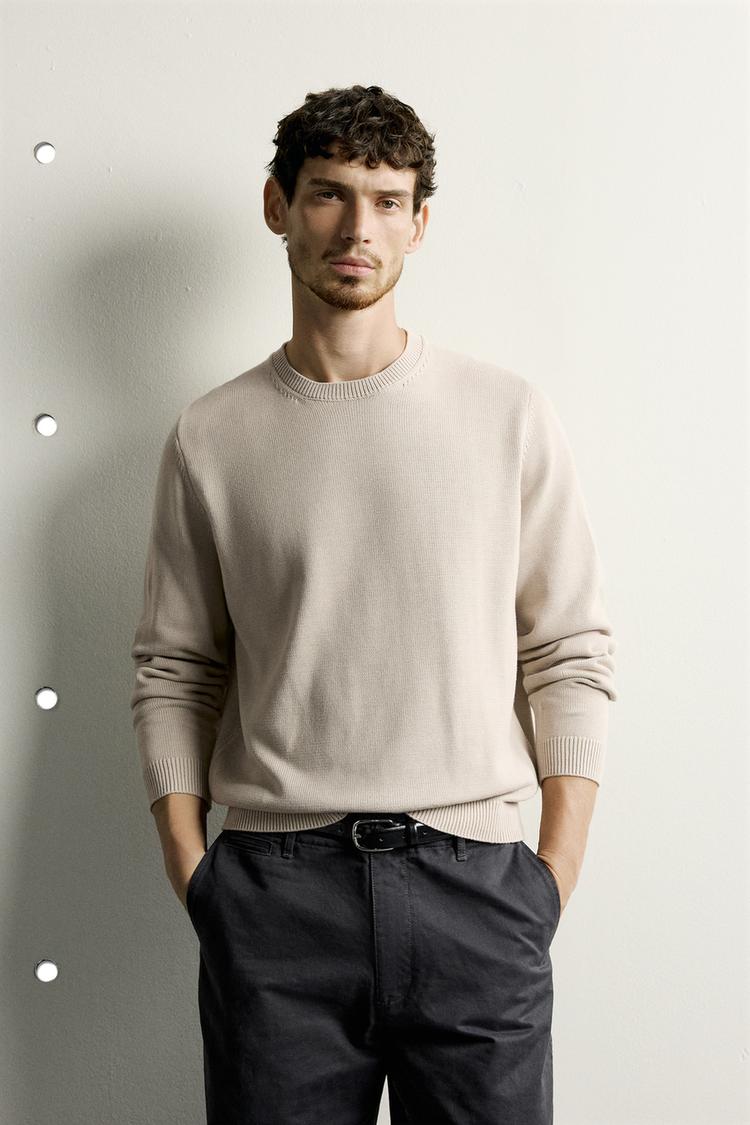 COTTON REGULAR FIT JUMPER