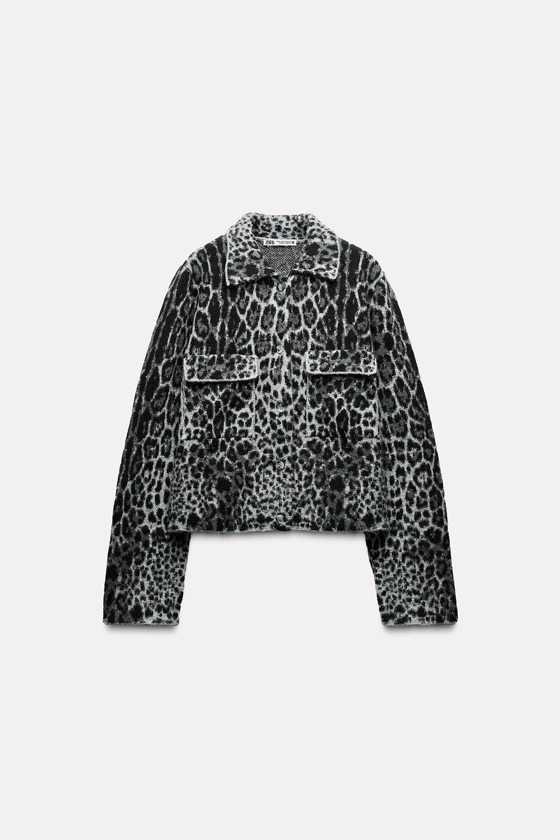 CHAQUETA PUNTO JACQUARD ANIMAL