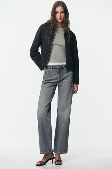 SOFT ZIP-UP JACKET - Grey by Zara