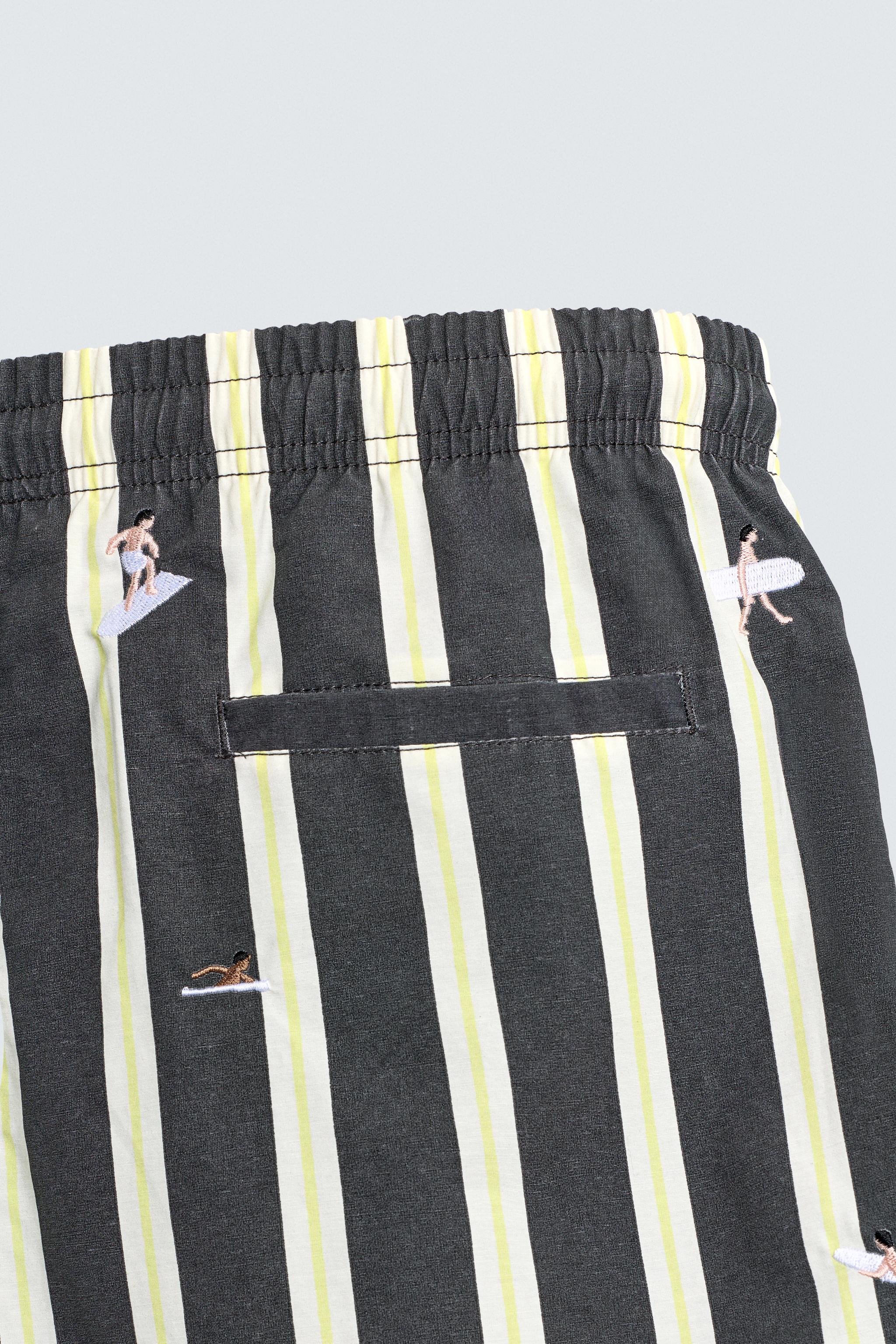 MAILLOT DE BAIN MI-LONG BRODERIES
