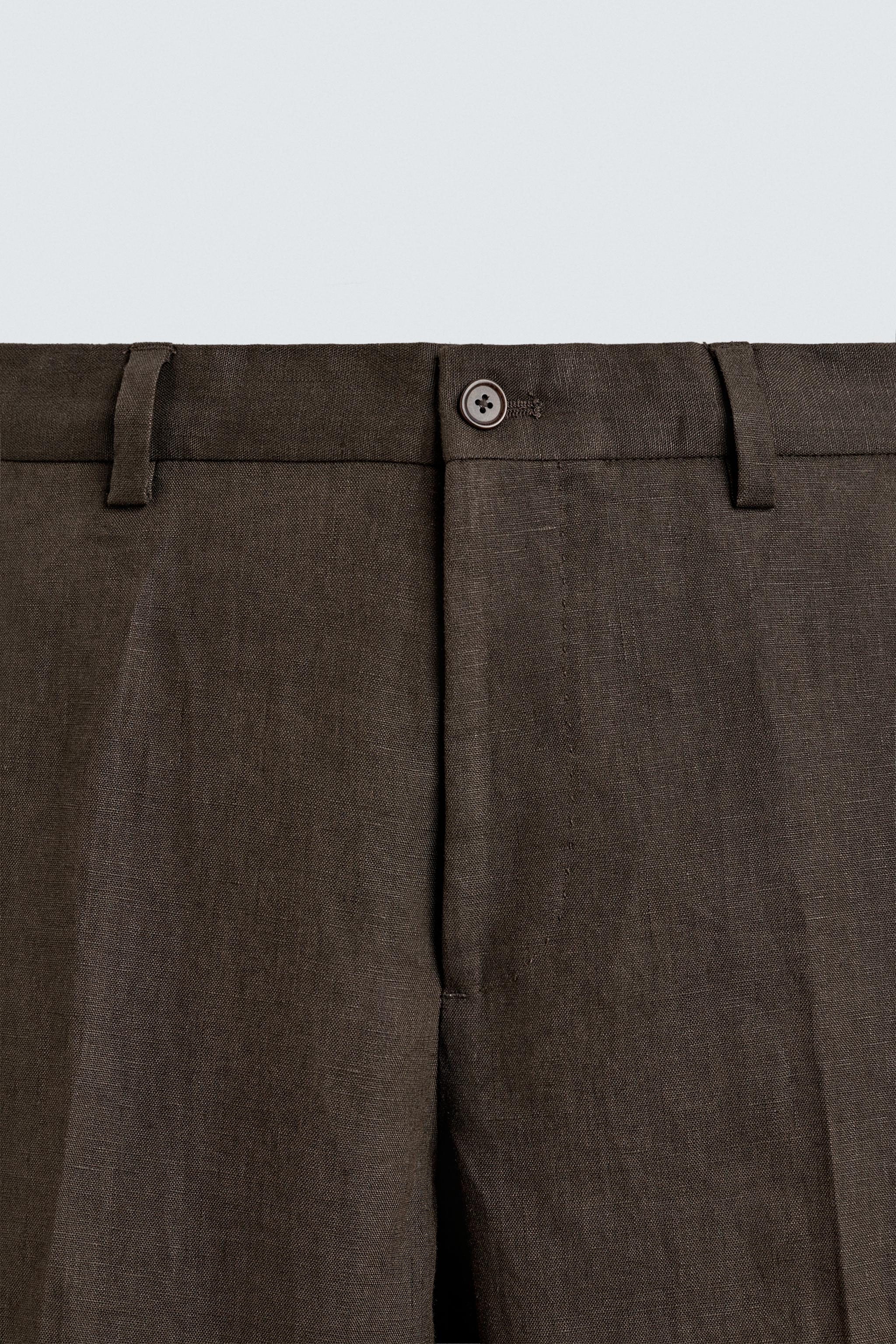 100% LINEN SUIT PANTS