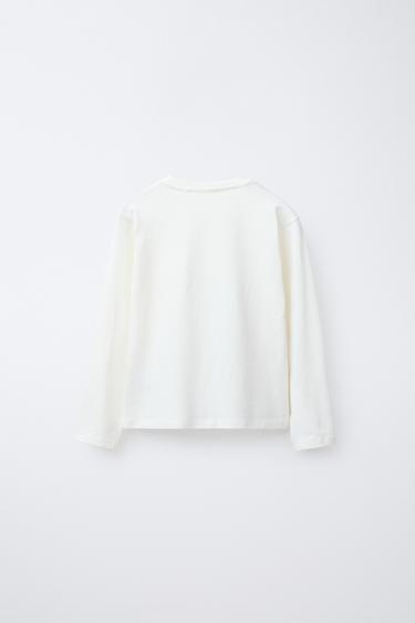 2-6 YEARS/ CHERRY TEXTURE PYJAMAS - Ecru by Zara - Image 2