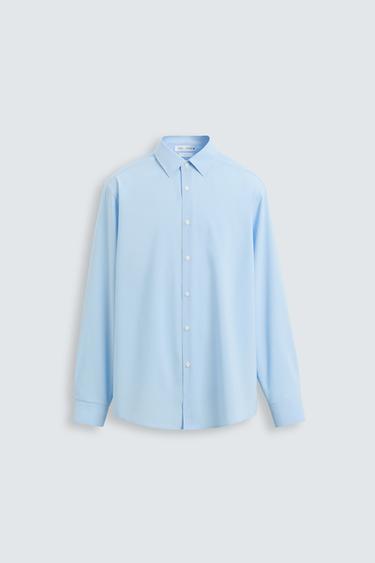 STRETCH SHIRT - Sky blue by Zara