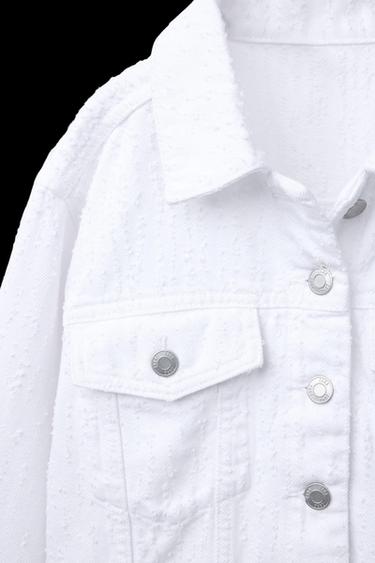 FADED DENIM JACKET - White by Zara