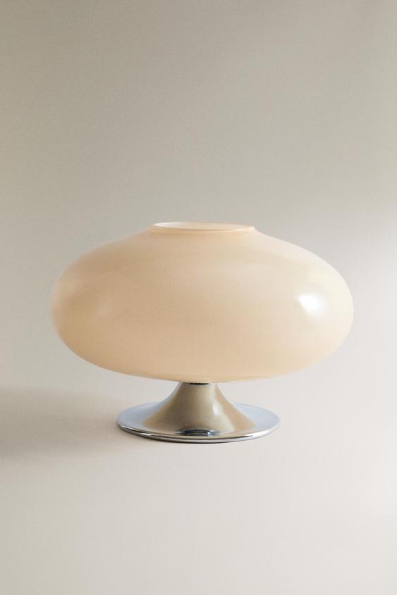 GLASS AND IRON TABLE LAMP - خَام الخاص بـ Zara - صورة 0