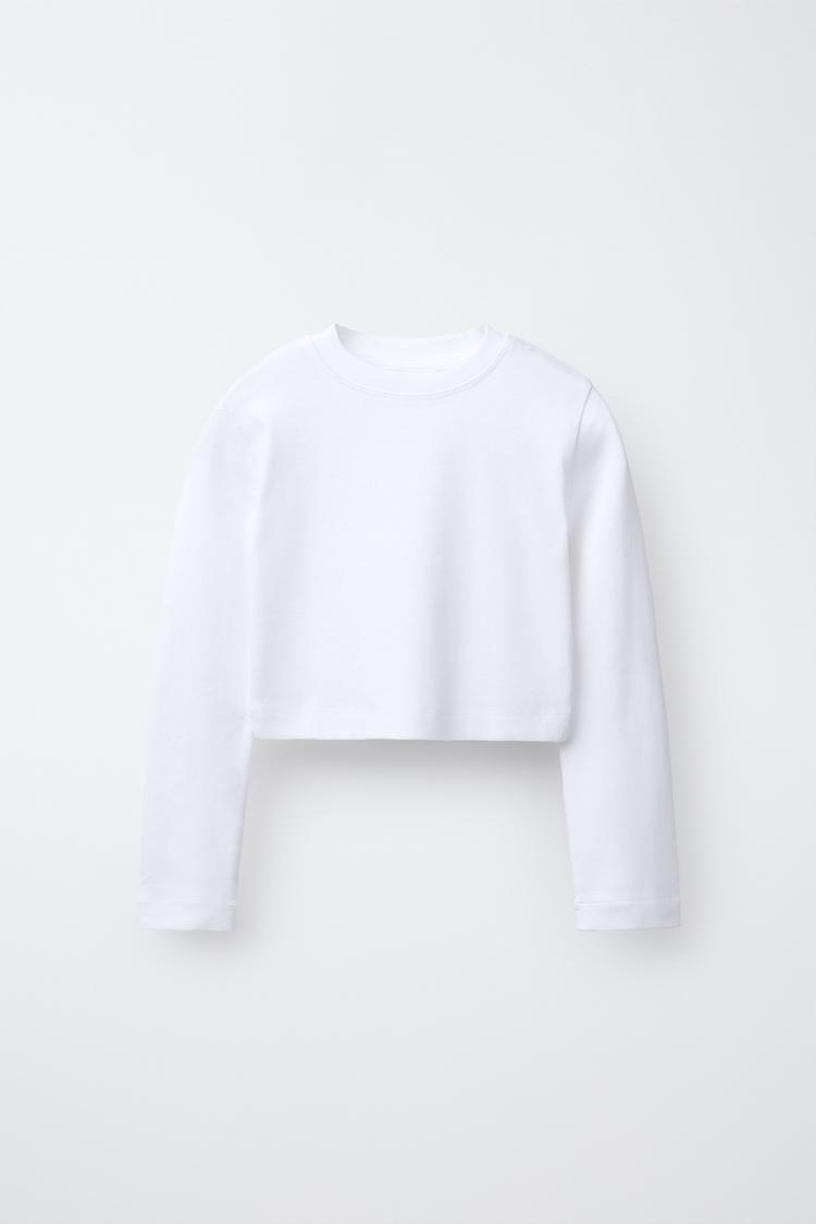 BASIC CROPPED T-SHIRT