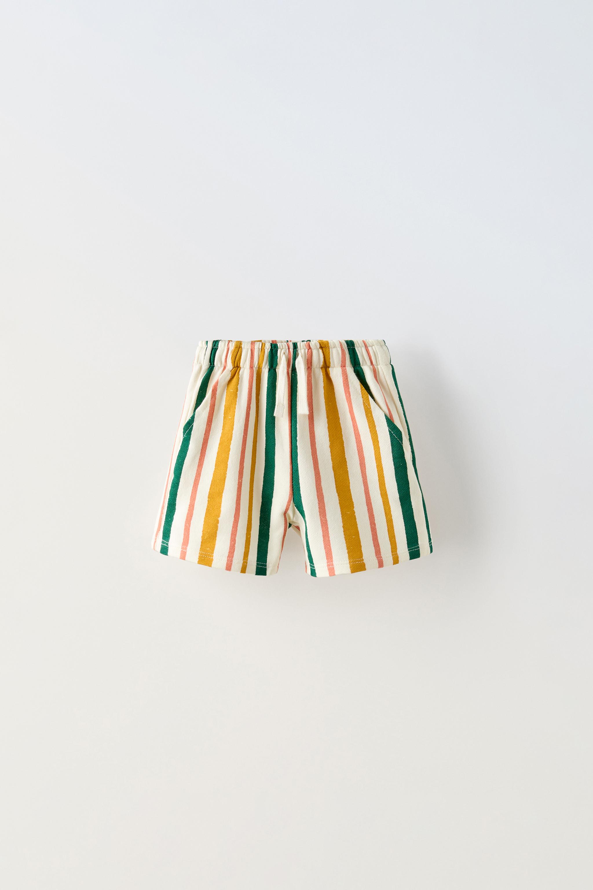 STRIPED MULTICOLOR SHORTS