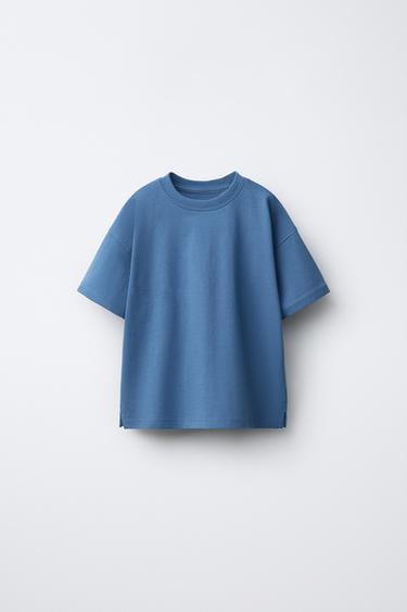 טי שירט BASIC - כחול של Zara