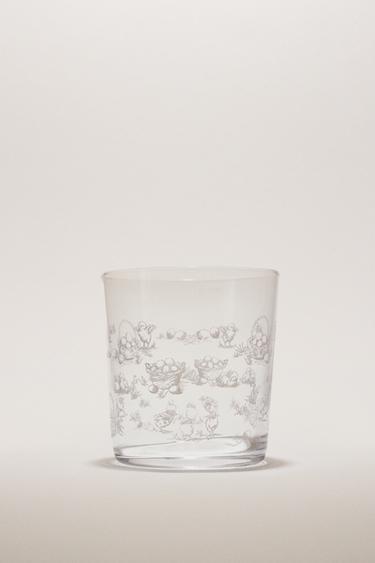 GLAS MED TOILE-DESIGN - Hvid fra Zara