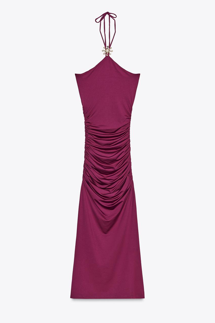 HALTER SUN POLYAMIDE DRESS