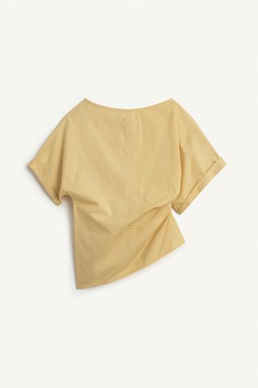 CTTN SHRT 16 - Yellow by Zara - Image 5