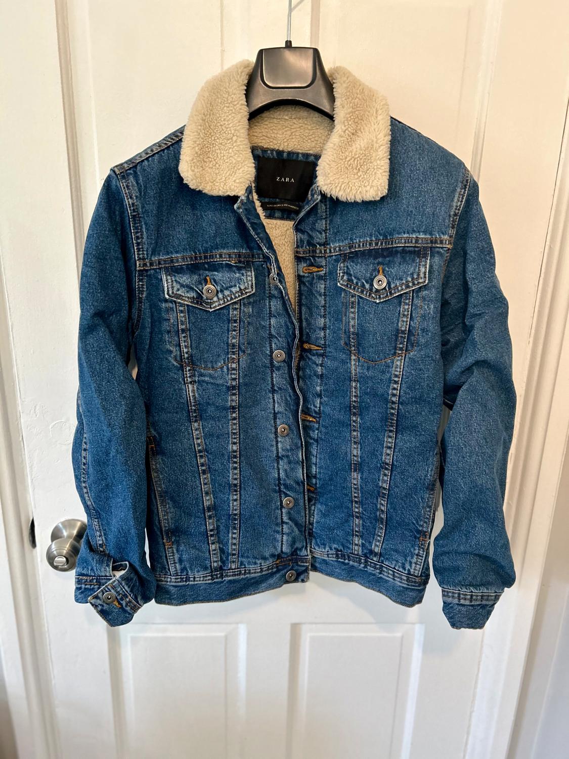 CAZADORA DENIM BORREGUILLO
