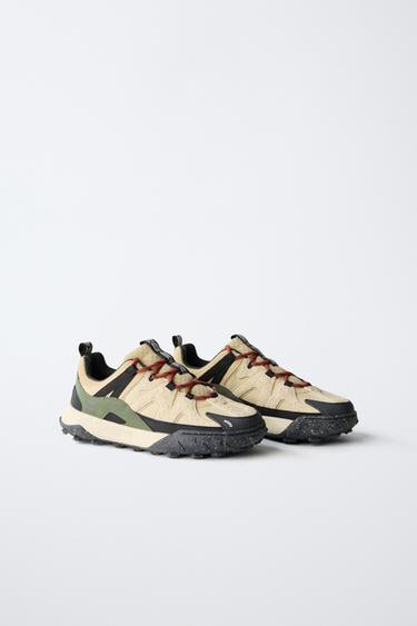 MULTI-PIECE TECHNICAL TRAINERS - Sand Brown by Zara - Image 1