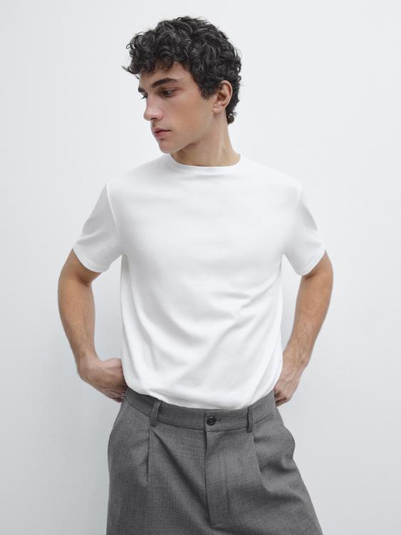 100% mercerised cotton T-shirt