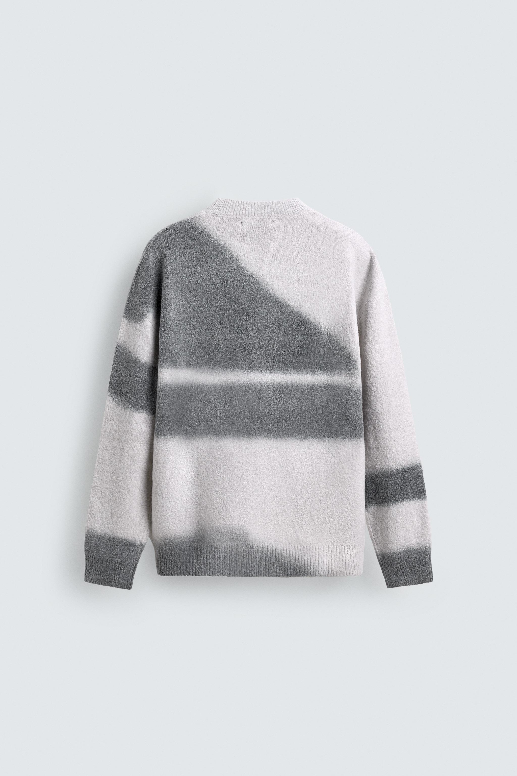 SPRAY EFFECT PRINT JUMPER