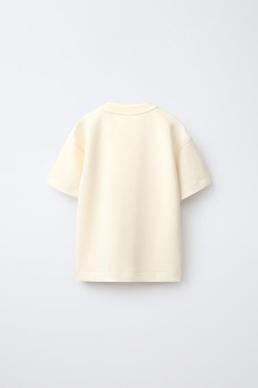 SPORTY LABEL T-SHIRT — Yellow 2