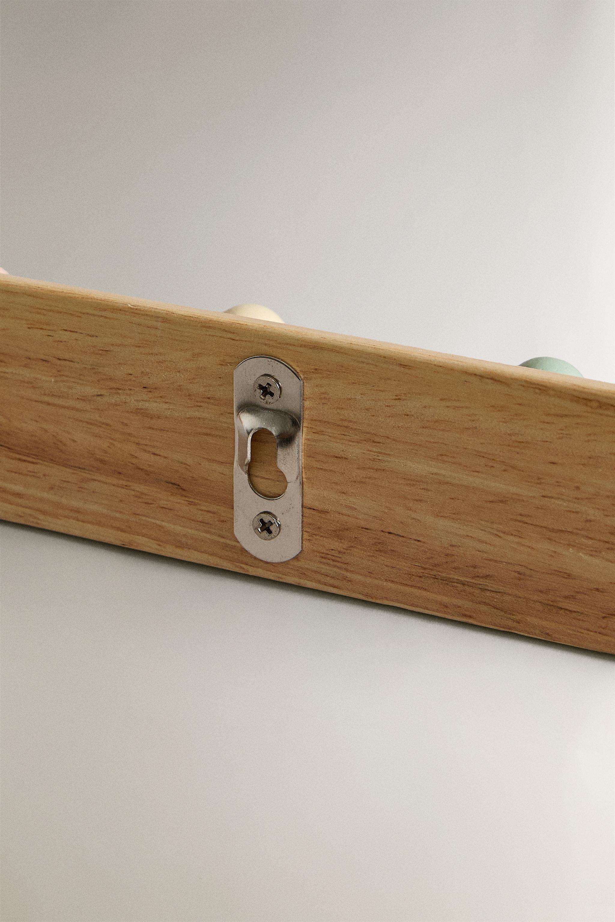 Детские куртки Zara KIDS' MULTICOLOR WALL COAT RACK — фото 5