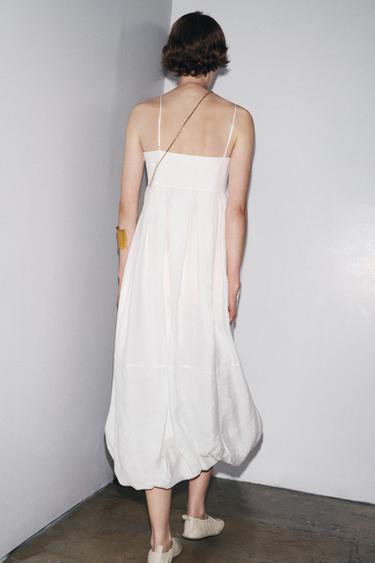 ZW COLLECTION LONG STRAPPY DRESS - Oyster-white by Zara - Image 2
