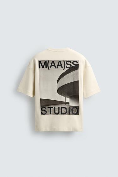 FOTOPRINTLI INTERLOK SVITSHOT - Sargʻish Zara tomonidan