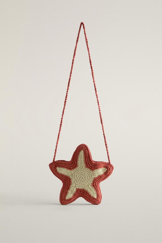 Детская сумка Zara Knitted Star, цвет: Красный
