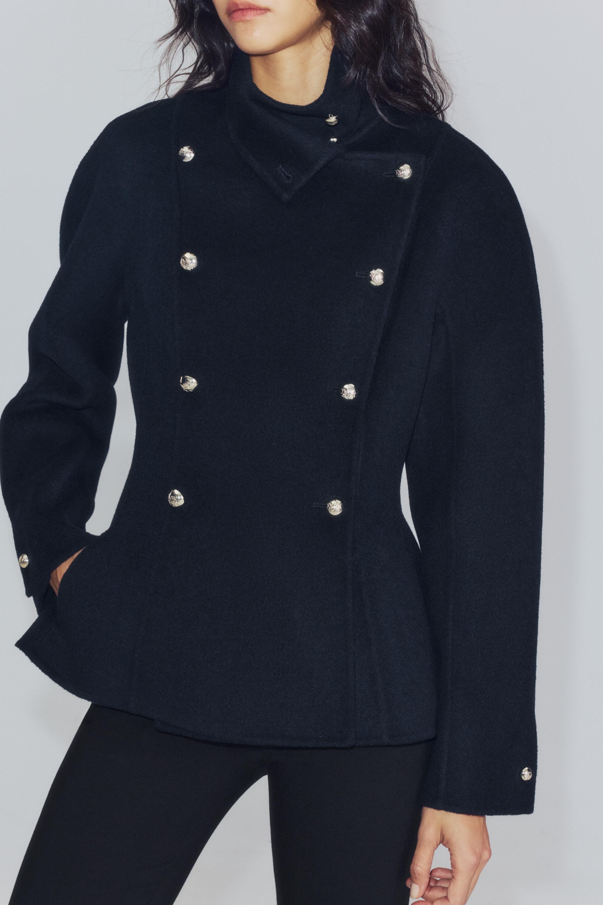 VESTE BOUTONS AVEC LAINE ZW COLLECTION