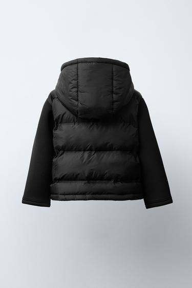 QUILTED CONTRAST JACKET - Black by Zara - Image 3