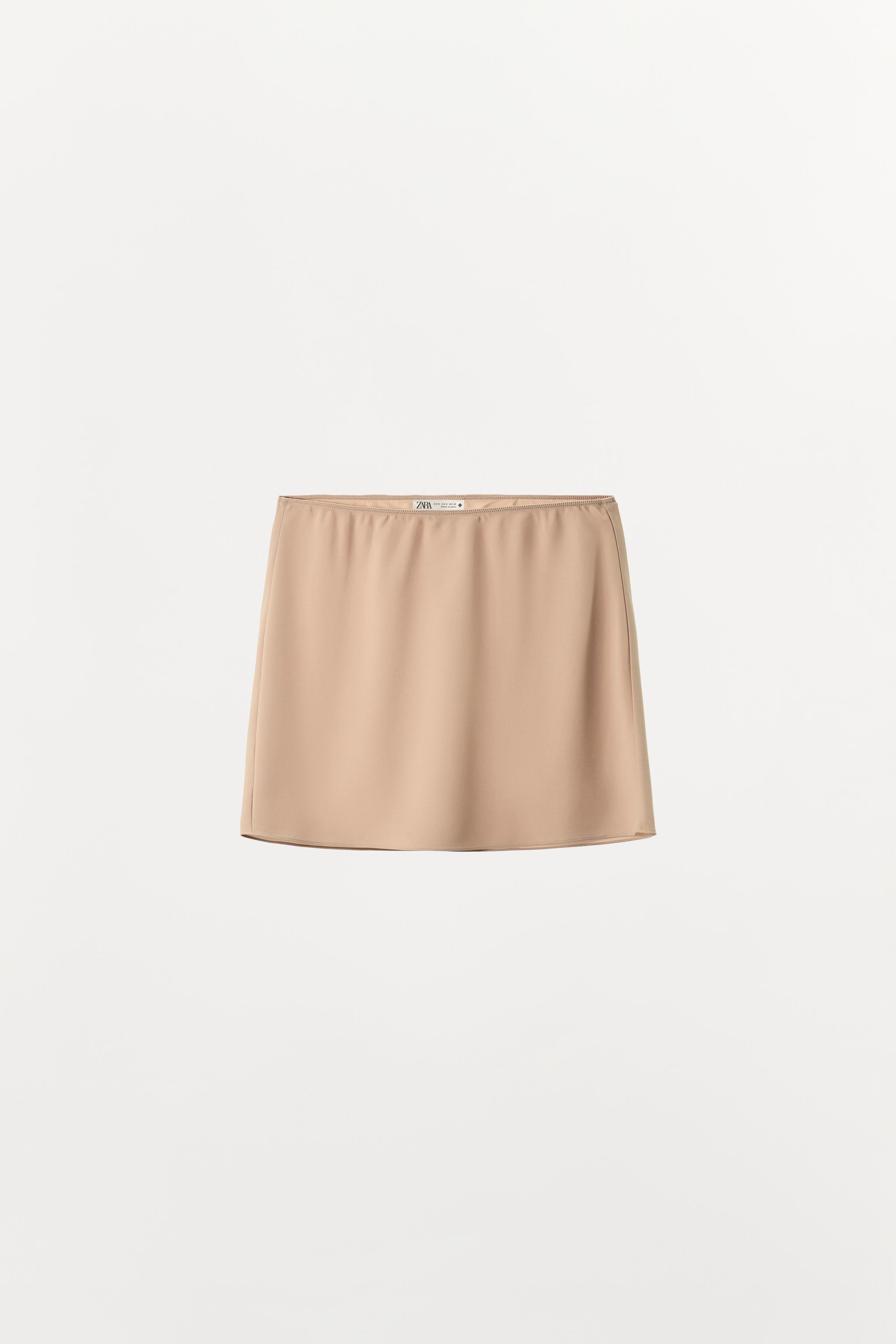 LINED MINI SKIRT