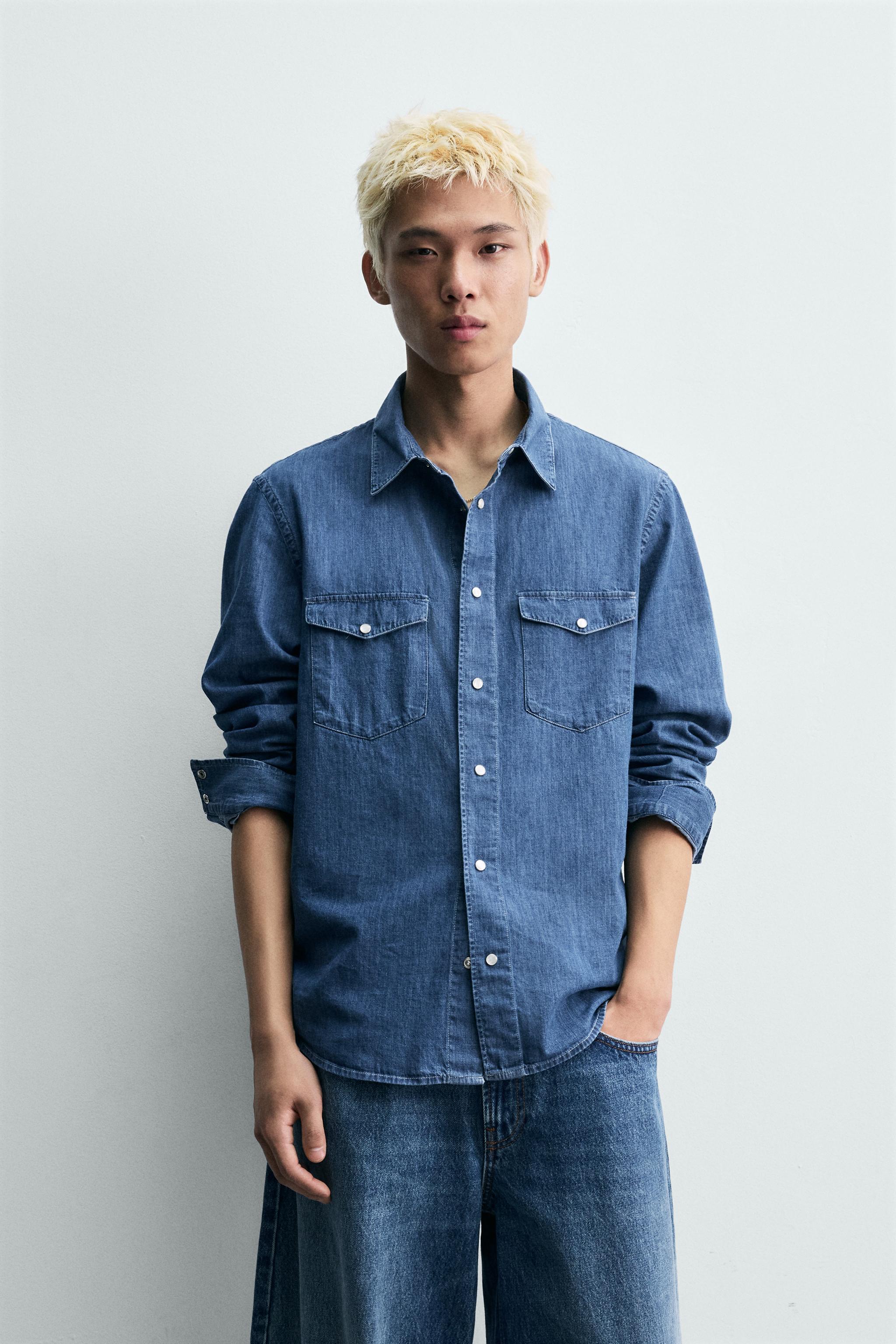 ZARA ザラ デニムシャツ 確認用 デニムシャツ | メンズ | ZARA 日本