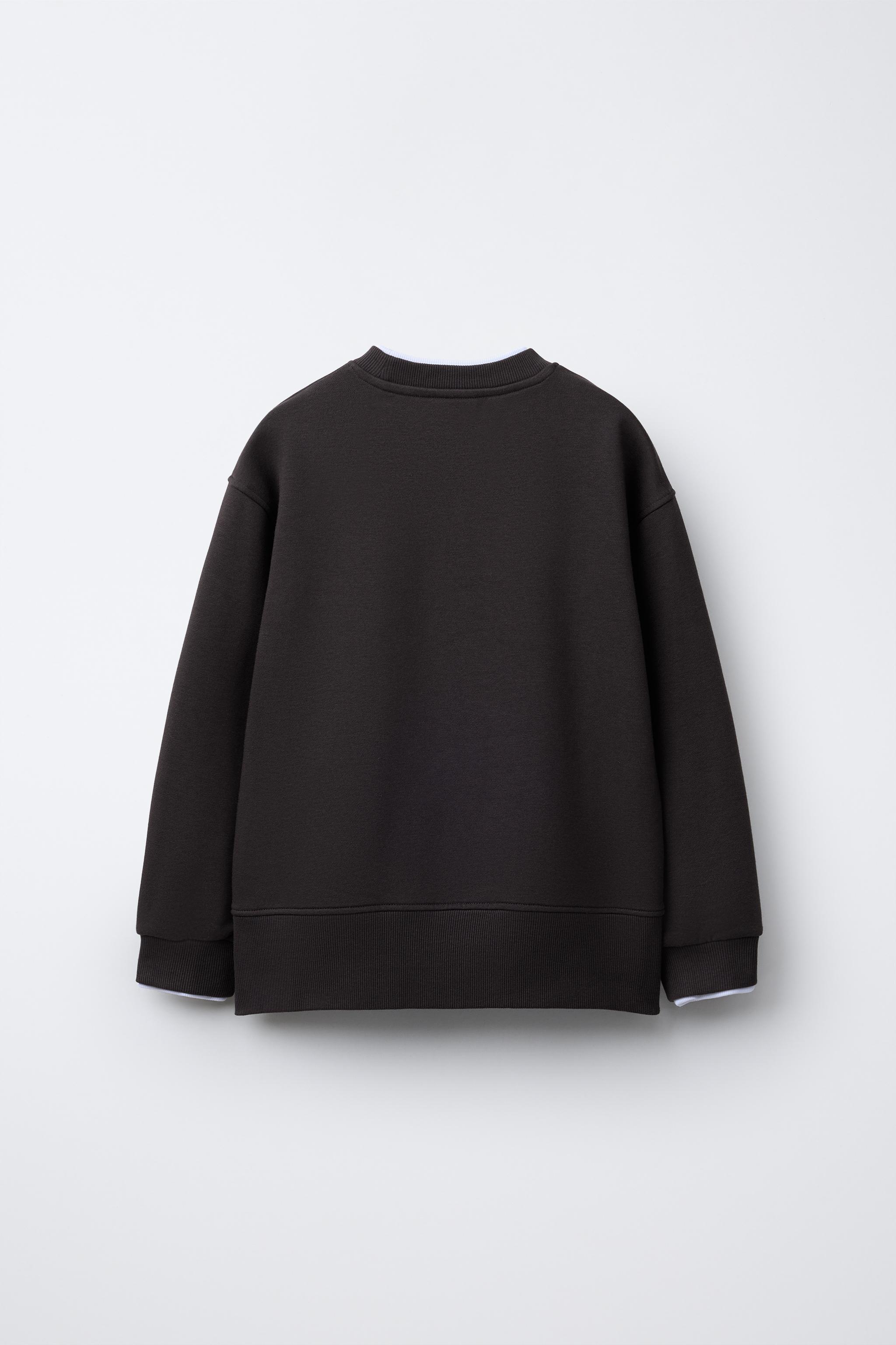 SWEATSHIRT AND FLARE LEGGINGS SET WITH TEXT PRINT