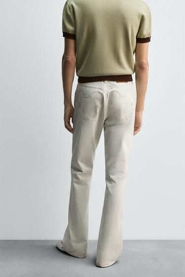 JEAN FLARE FIT HARRY LAMBERT FOR ZARA X DISNEY - Blanc cassé de Zara - Image 2