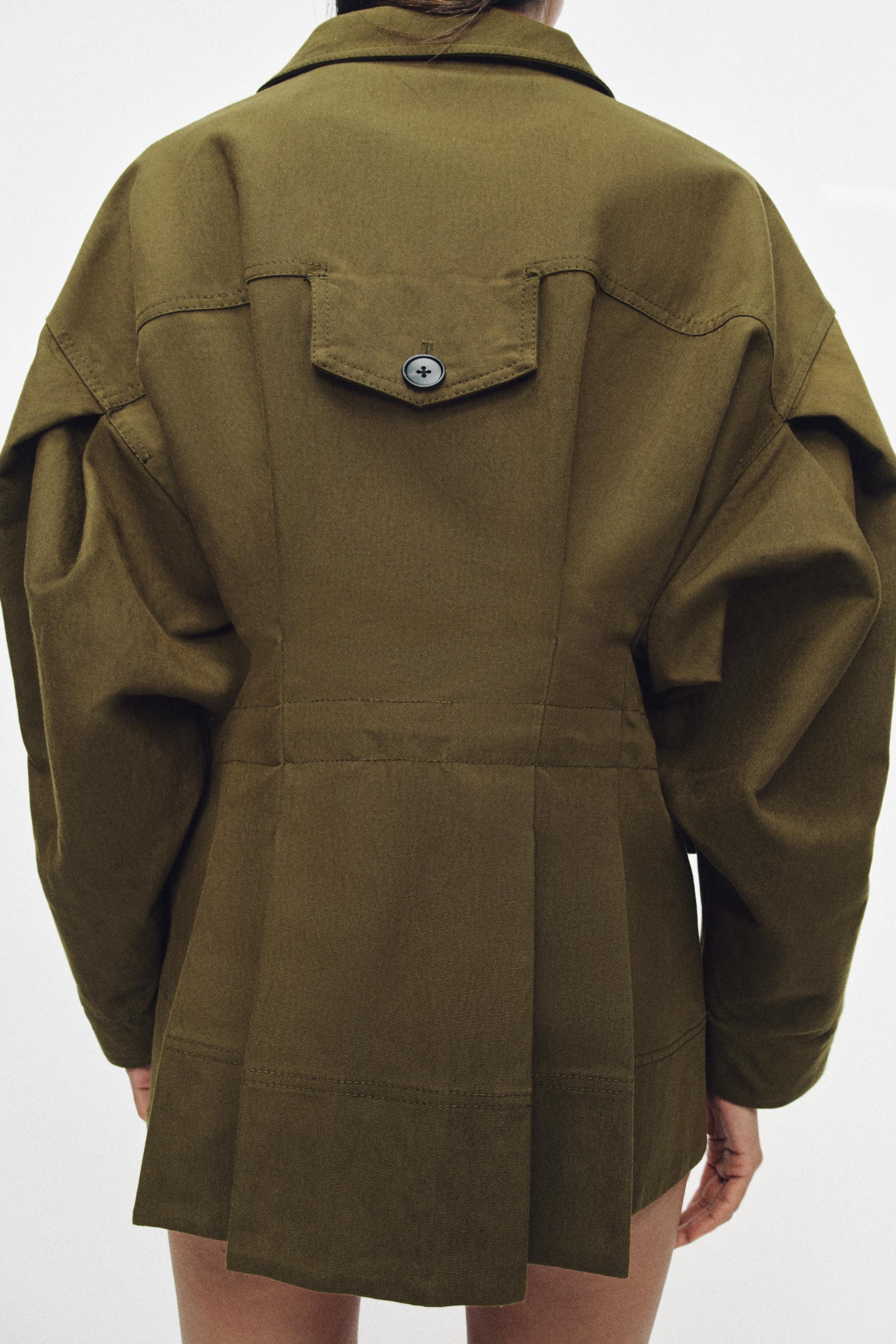 ZW COLLECTION POCKET JACKET - Khaki | ZARA United States