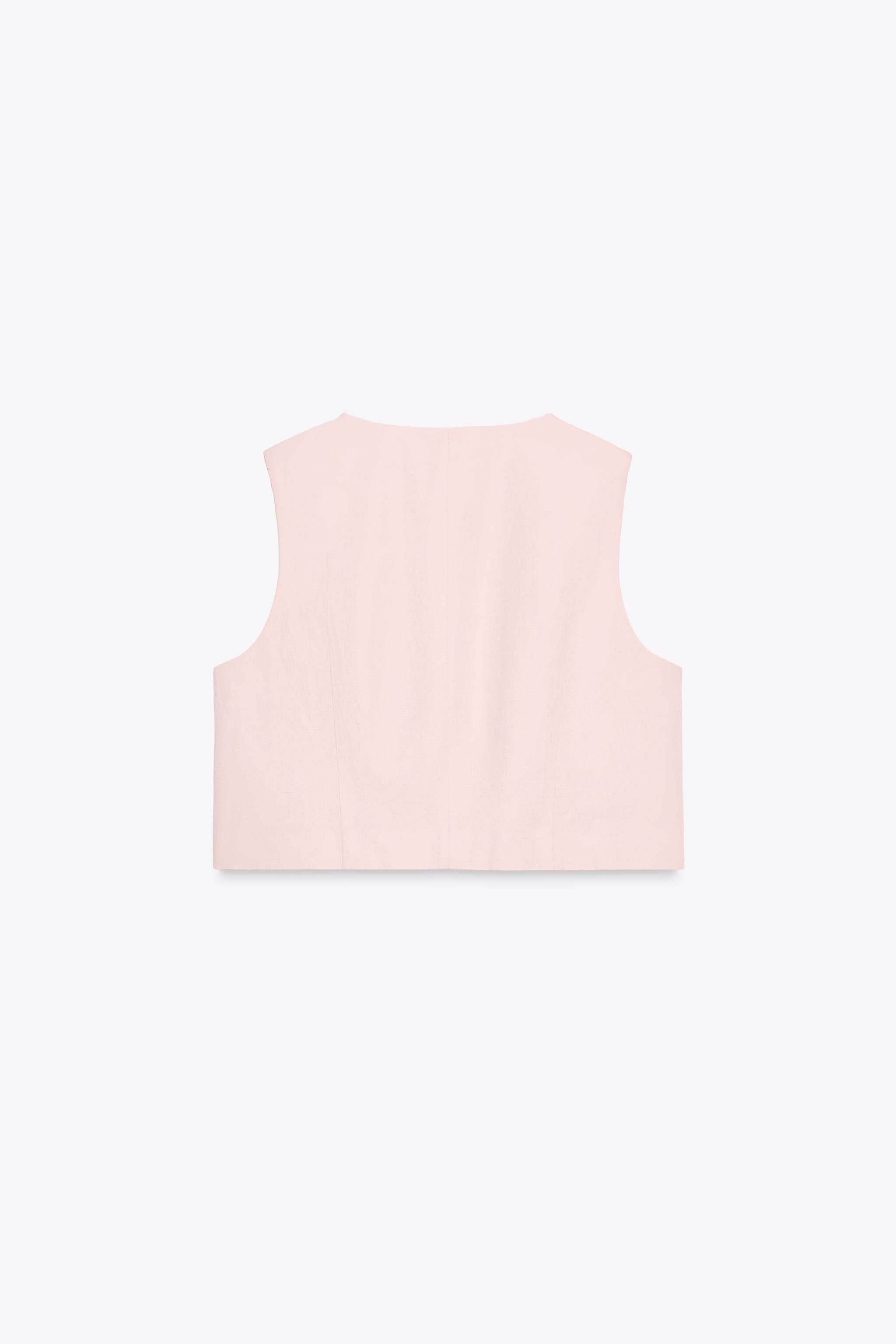 GILET COURT FENTES