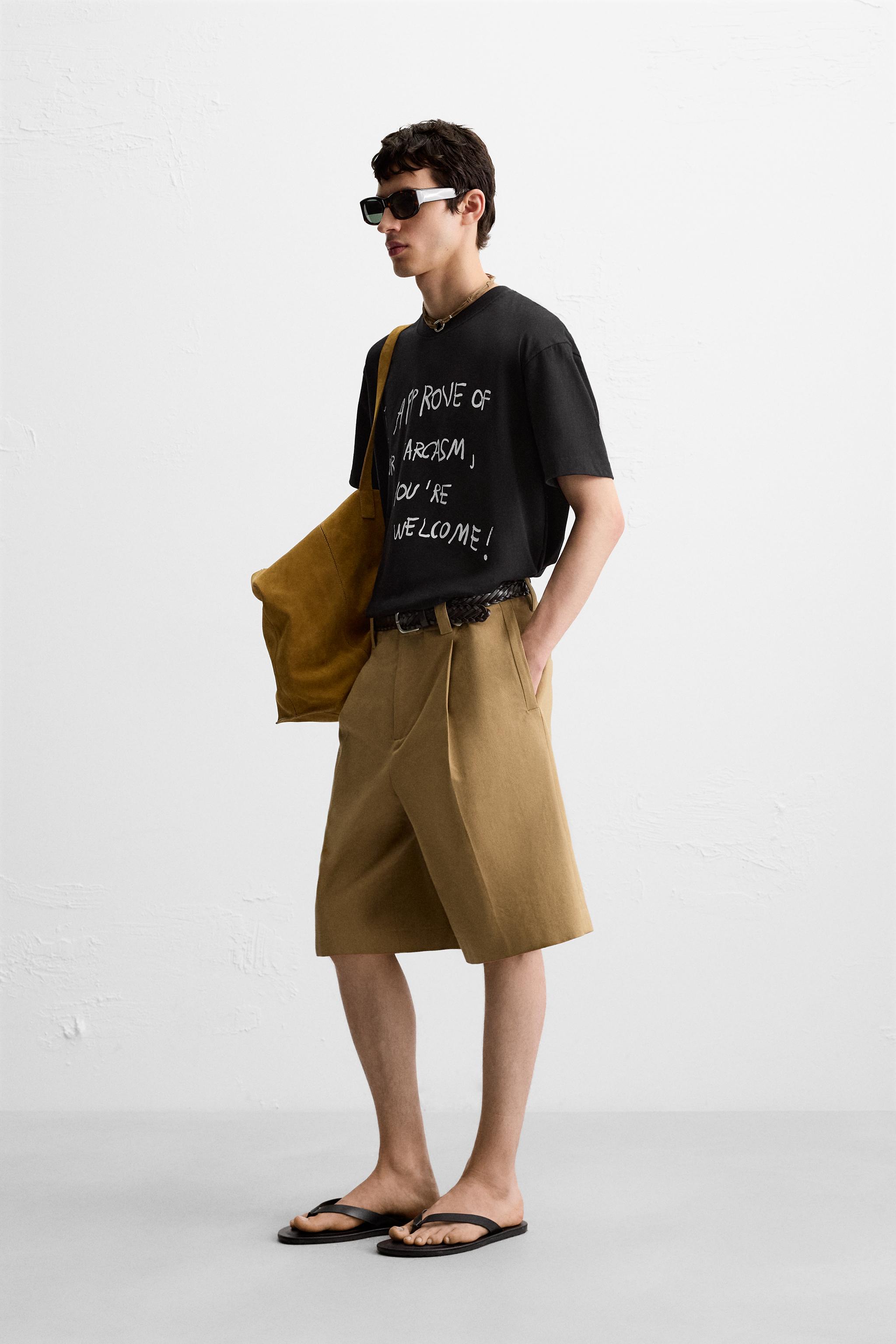 【ZARA】キャットテキストTシャツ | 1165/153/250 06224684250-e1.jpg?ts=