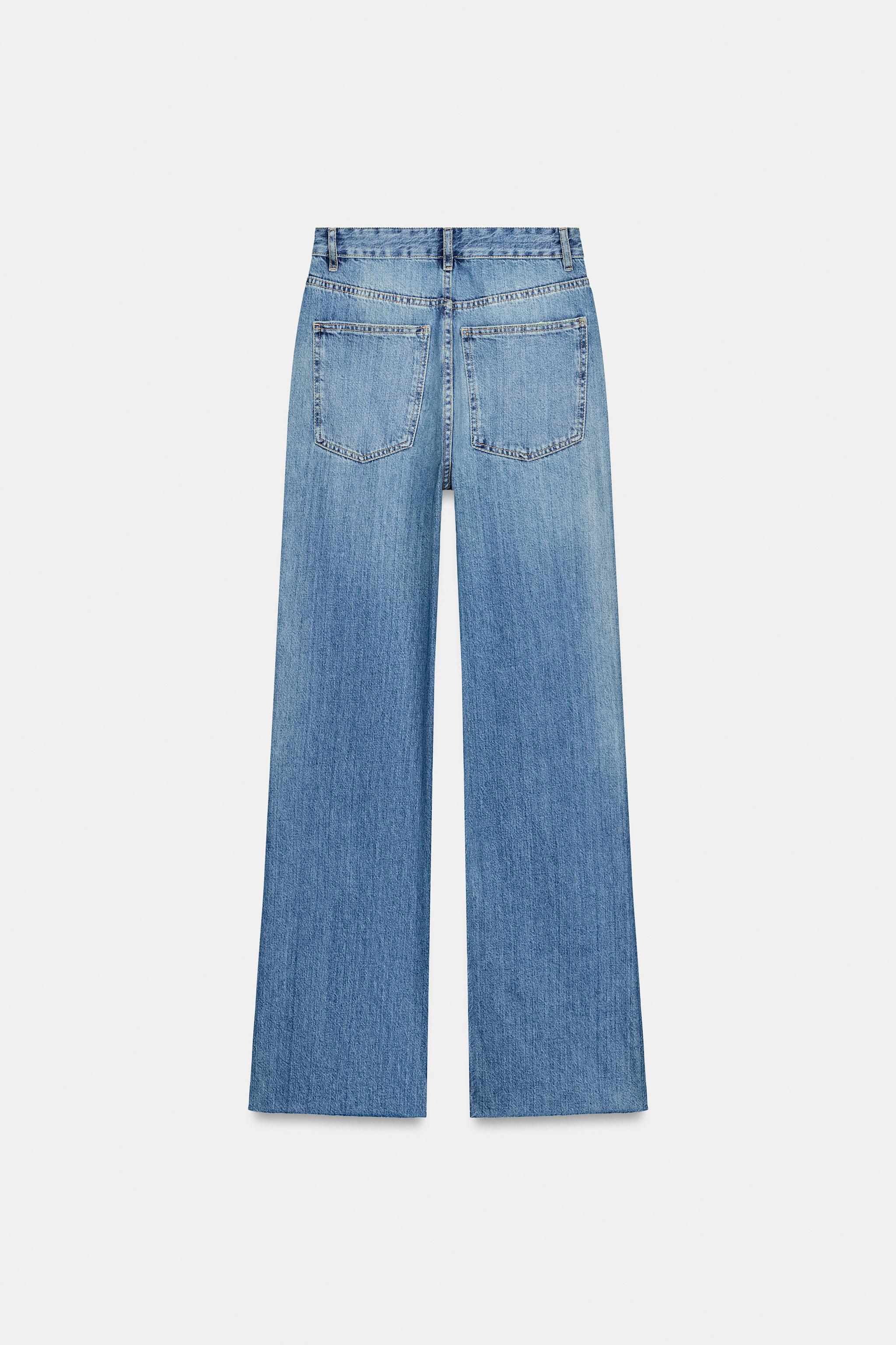 JEAN TRF WIDE LEG TAILLE HAUTE