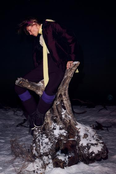 LOOK - Bordeaux foncé de Zara