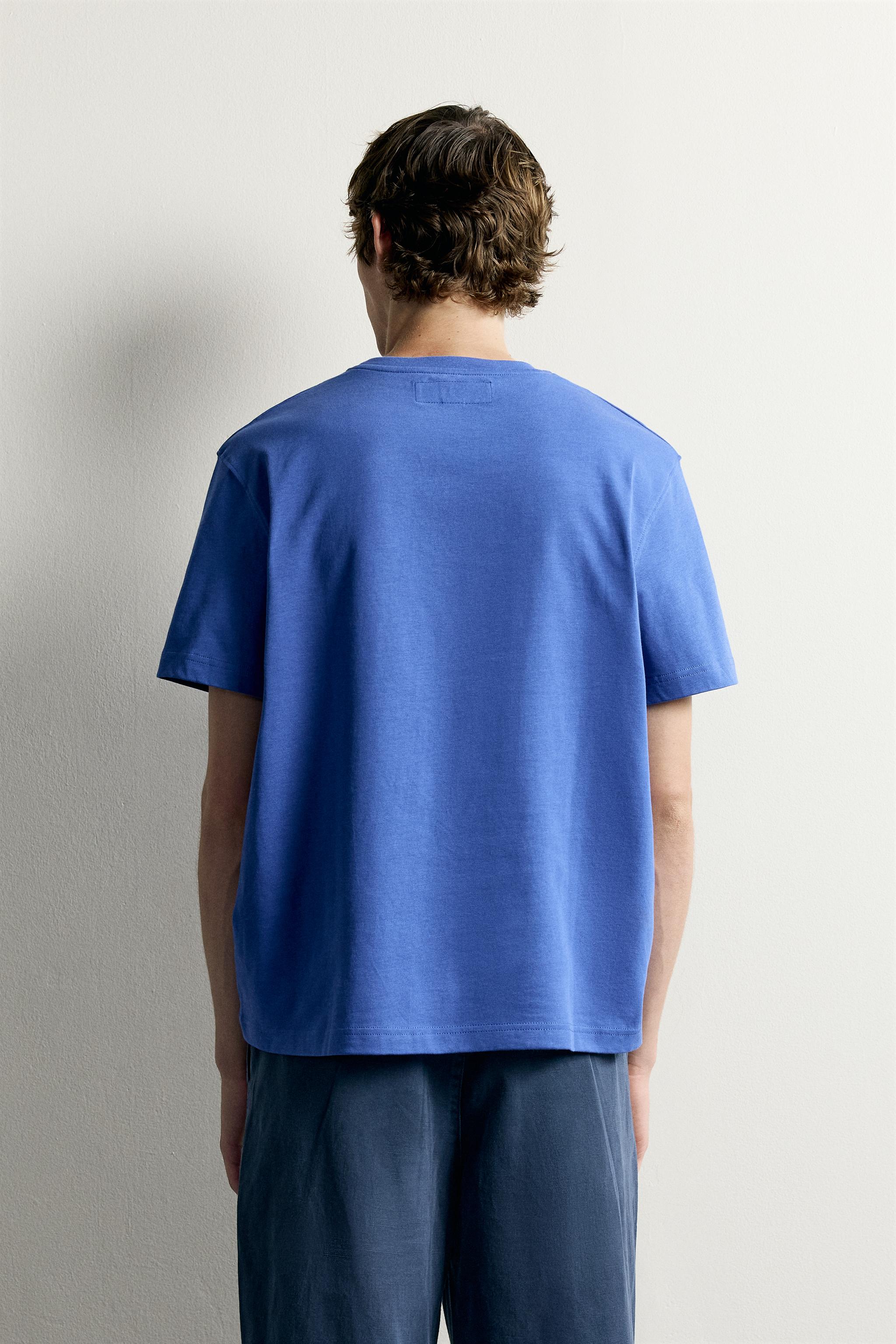 T-SHIRT POCHE BRODÉE 0FR. PARIS X ZARA