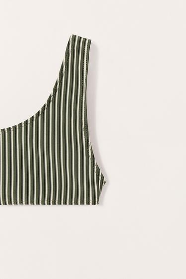 ENSEMBLE HAUT DE BIKINI ET CULOTTE TAILLE HAUTE RAYURES ÉDITION LIMITÉE - rayures de Zara - Image 6